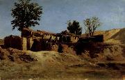 Carlos de Haes Tileworks in the Principe Pio Mountains oil painting picture wholesale